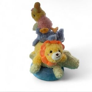 Moon and Stars 5 Count Multicolor Stackable Plushies, NWT